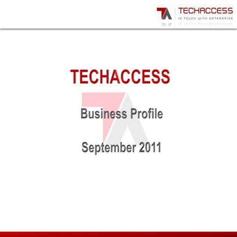 Tech Access Corporate Profile 0611 V1