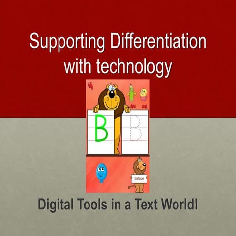 Tech and Differentiation