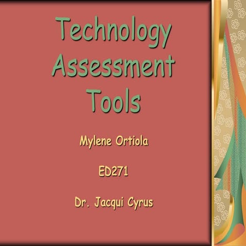 Tech assessment 2