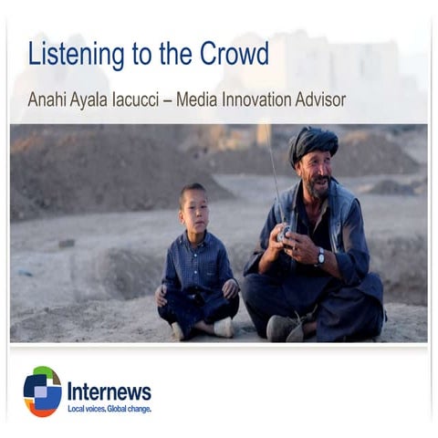Listening to the Crowd: verification of Social Media Content