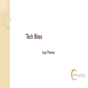 Tech bites