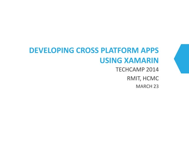Techcamp xamarin 2014
