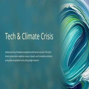 Innovative Tech Solutions to Combat Global Warming and Climate Crisis ...