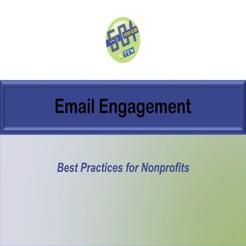 Nonprofit Email Engagement