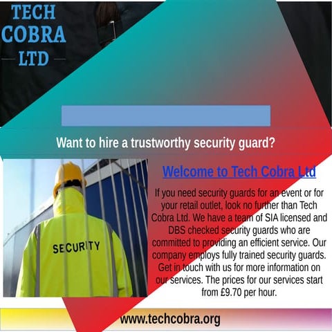 Construction site security guards London | PPTX