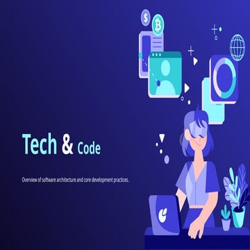 Tech & Code Software Architecture Code Development | PPTX