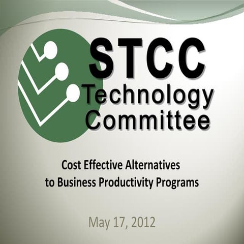 Tech comm presentation 2012 05-17