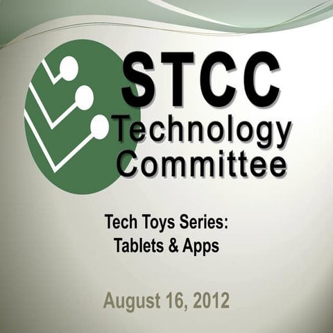 Tech comm presentation 2012 08-16
