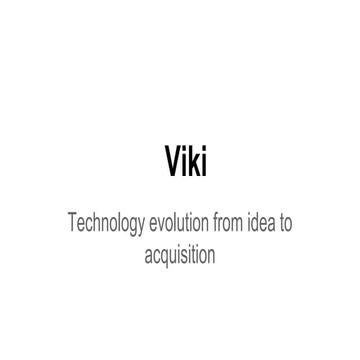 [RakutenTechConf2013] [C-2_1] Viki - Technology evolution from idea to acquis...