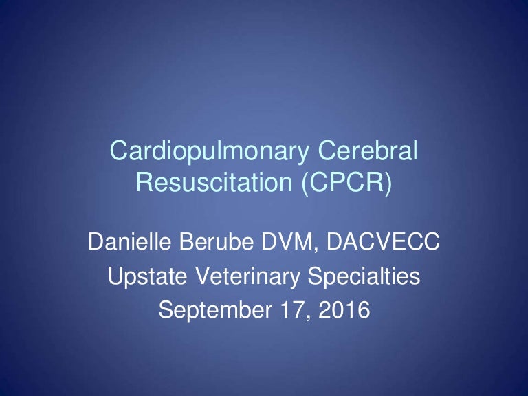 Veterinary Cpr Drug Chart