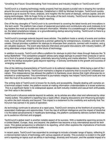 Unveiling the Future: Groundbreaking Tech Innovations and Industry Insights o...