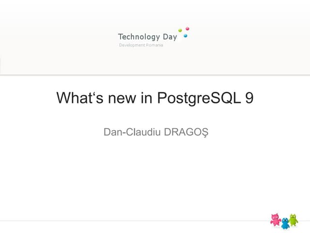 Techday2010 Postgresql9
