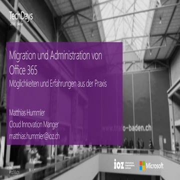 Migration und Administration von Office 365