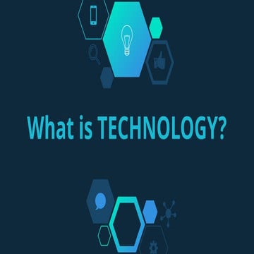 Tech Design - What is Technology - Introduction | PPTX