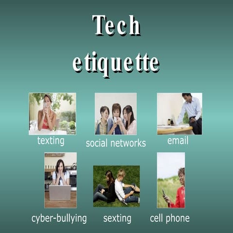 Tech Etiquette for Teens Powerpoint