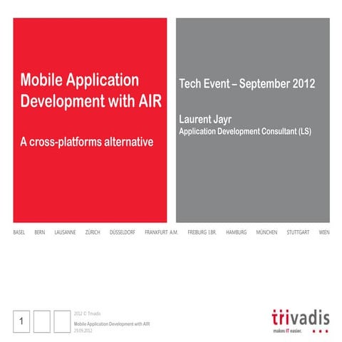 Mobile development with AIR