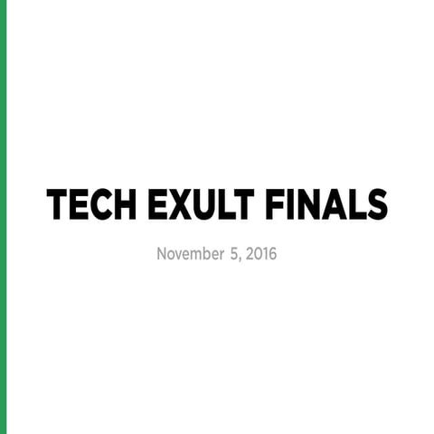Tech Exult Finals - XINO 2016