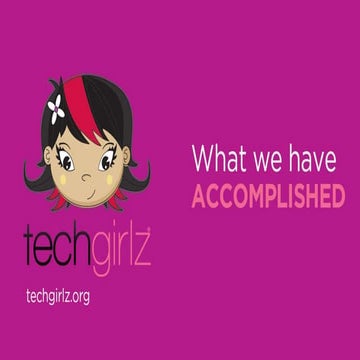 Techgirlz accomplishments | PPTX