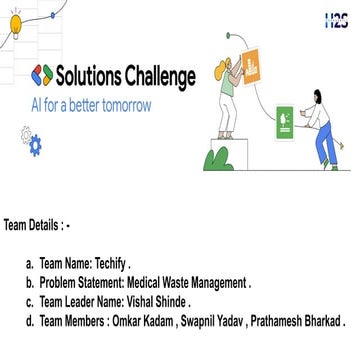 techify gdg hackathon ka kya hai na ki koi