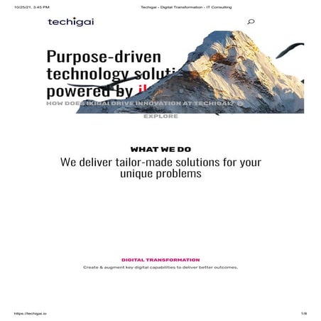 Techigai   digital transformation - it consulting