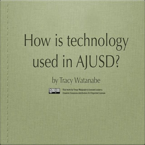 Tech in ajusd 2