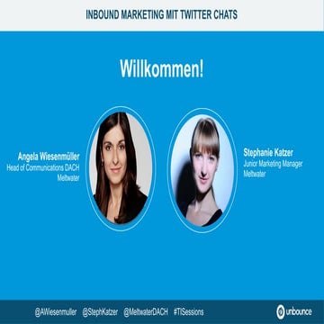 [Webinar] Tech Inbound Sessions: Inbound Marketing mit Twitter Chats