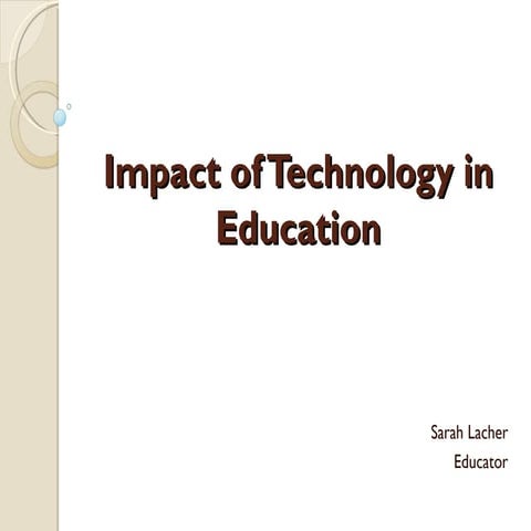 Technology in education