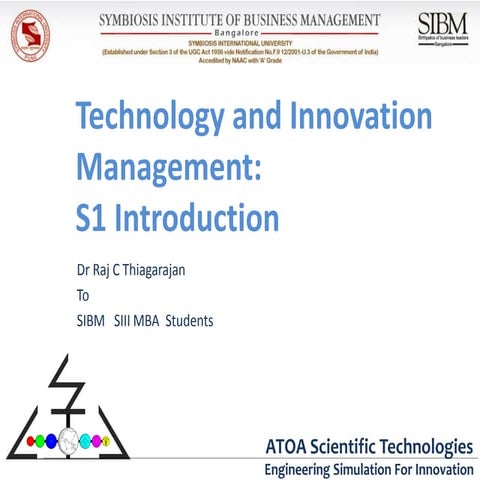 Tech innovation s1