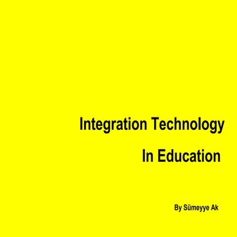 Tech integration