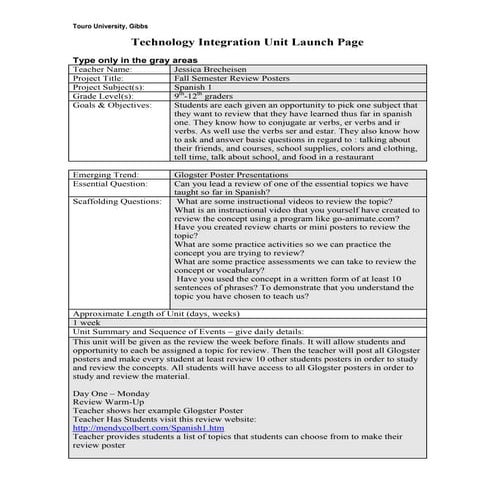  Tech lesson plan for emerging trend