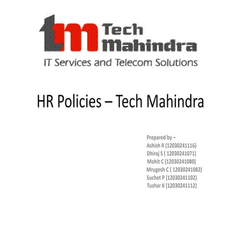 Tech mahindra ppm