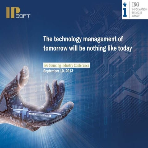 The technology management of tomorrow will be nothing like today