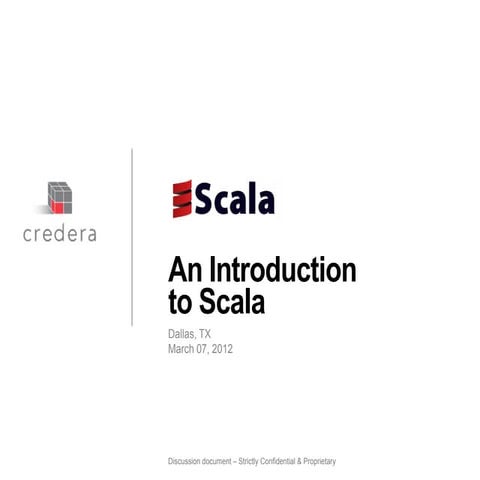 An Introduction to Scala | PPT