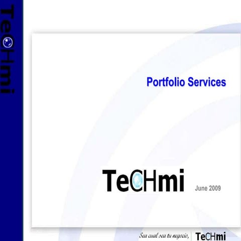 TeCHmi Service Portfolio