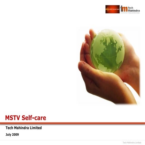 Self Care Solution for Microsoft Mediaroom