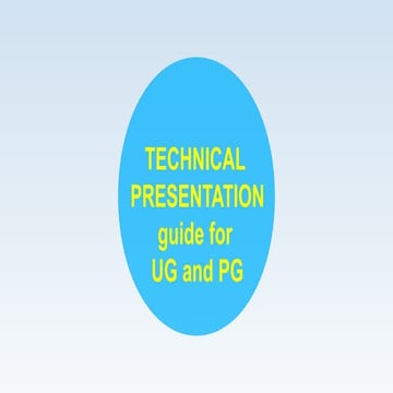 Technical guide to the UG and PG 