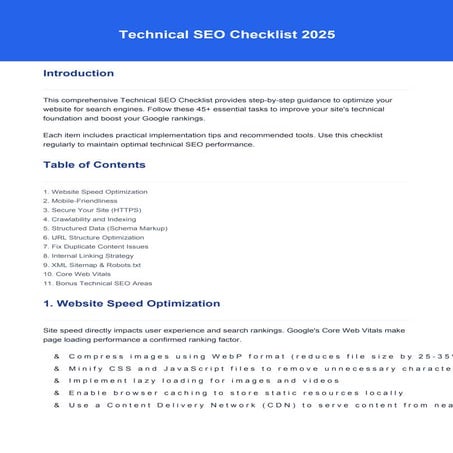 TECHNICAL SEO CHECKLIST.pdf