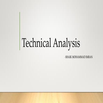 Technical analysis