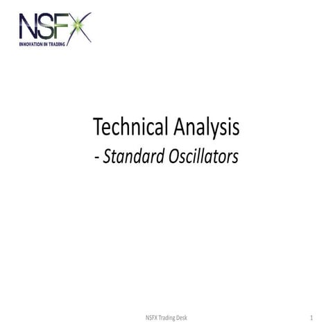 Technical Analysis: Oscillators by NSFX