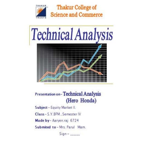 Technical analysis of hero honda
