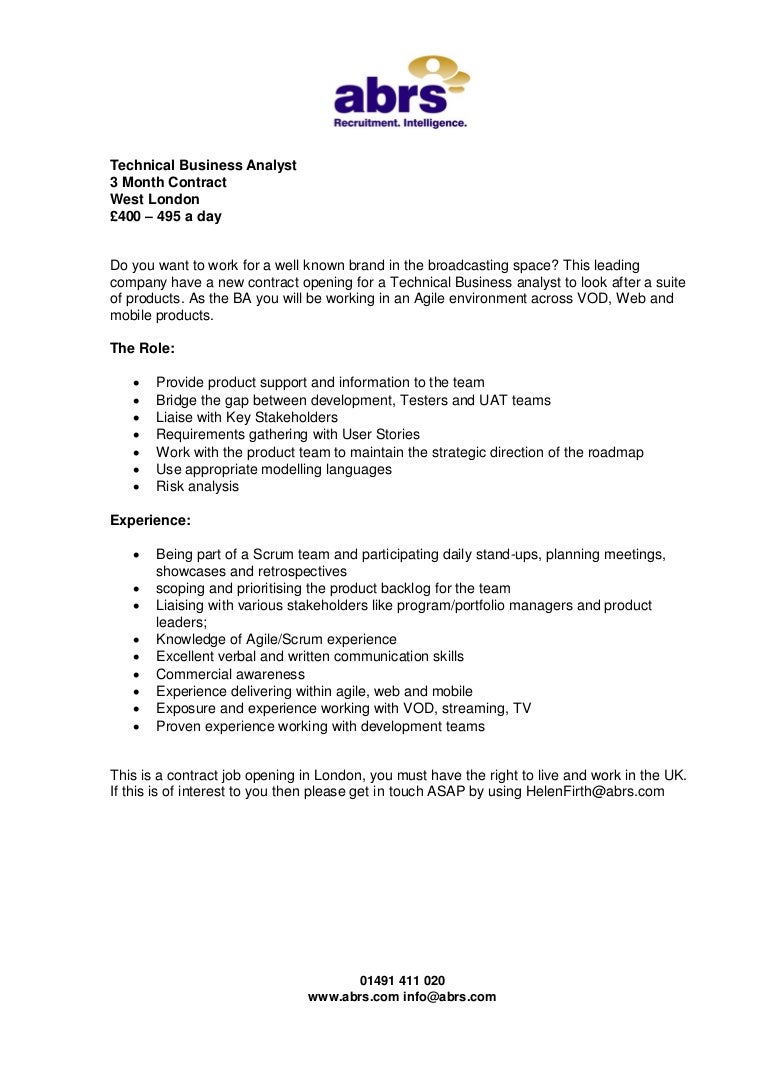 technical-business-analyst-contract