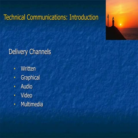 Technical Comms Intro Nf