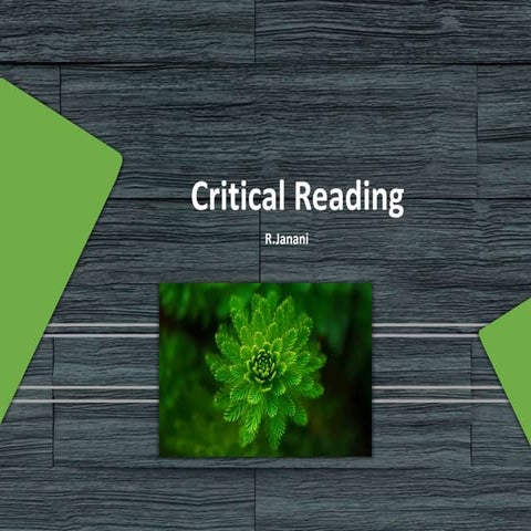 critical reading in technical communication