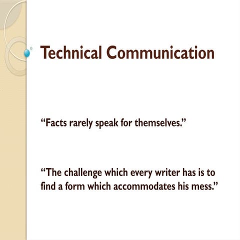 Technical writing | PPTX