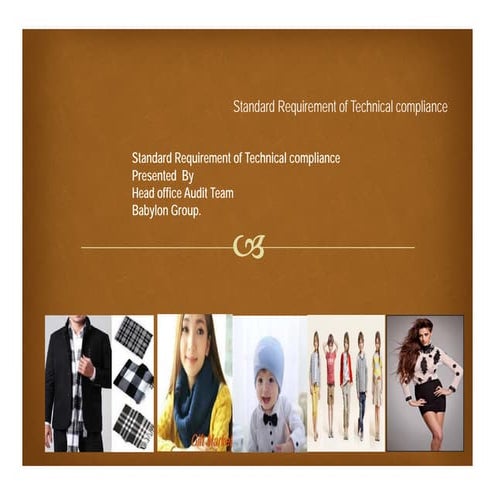 Technical compliance requirement PPT.