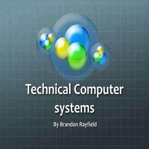 Technical computer systems by brandon rayfield 1