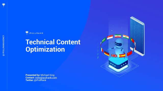 Technical Content Optimization