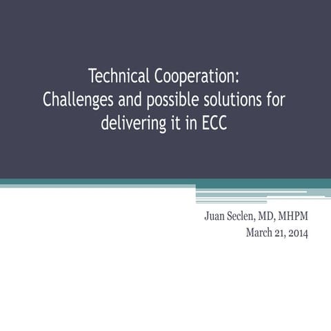 Technical cooperation in Public Health 