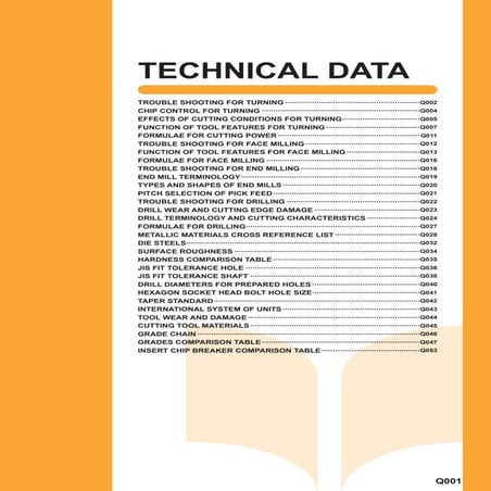 TECHNICAL DATA