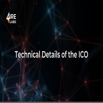 Technical details of the ico